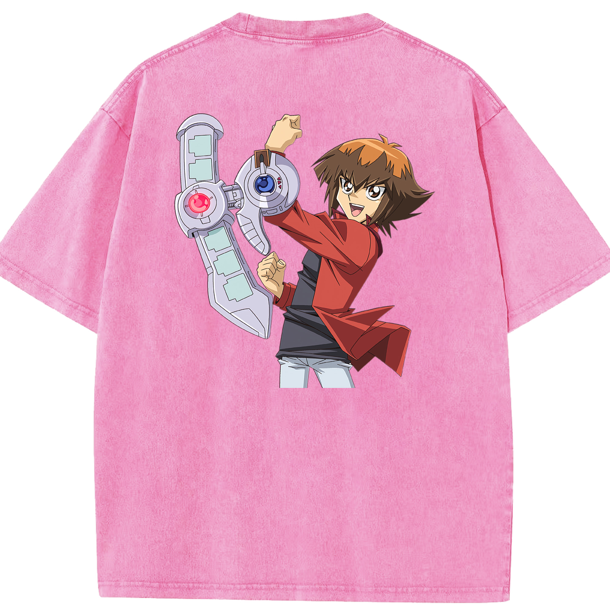 （画像用） 遊☆戯☆王 Yu-Gi-Oh! 綿100% ヴィンテージ風 半袖Tシャツ（背面プリント）